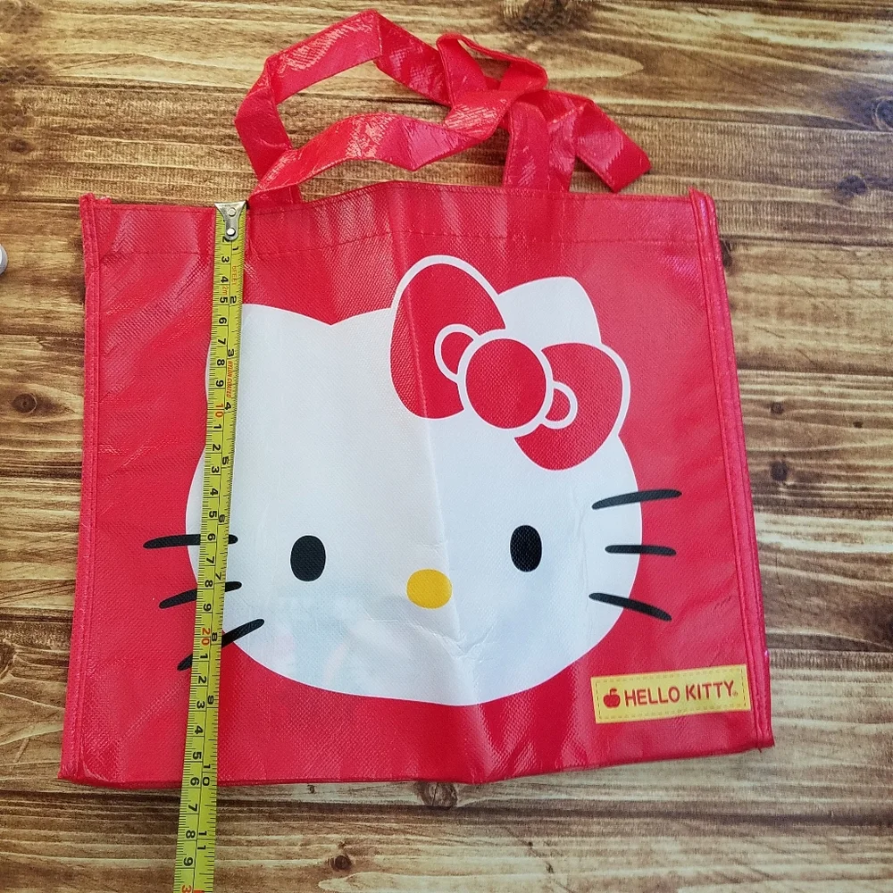Hello Kitty Stationery Gift Set Lot Tote Bag Stickers Notepad Magnetic Sanrio
